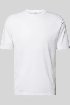 Drykorn T-Shirt mit geripptem Rundhalsausschnitt Modell 