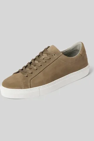 Digel Ledersneaker mit Label-Detail Modell 