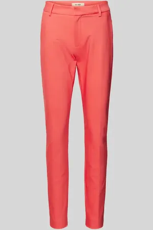 Mos Mosh Slim Fit Stoffhose mit Gürtelschlaufen Modell 
