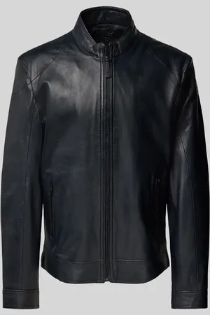 Gipsy Regular Fit Lederjacke mit Stehkragen Modell 