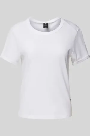 G-Star T-Shirt mit Label-Stitching in , Größe L