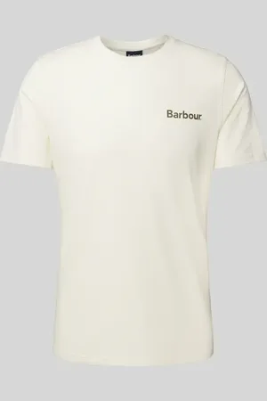 Barbour T-Shirt mit Label-Print in , Größe L
