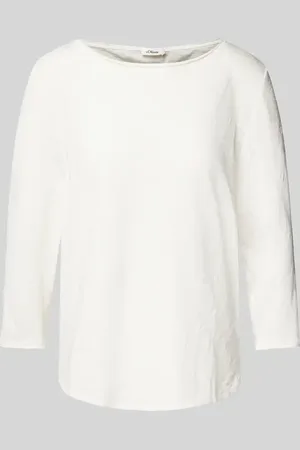 QS by s.Oliver Relaxed Fit 3/4-Shirt aus reiner Baumwolle in , Größe 34