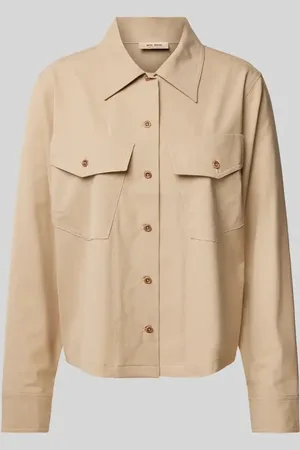 Mos Mosh Relaxed Fit Bluse mit Brusttaschen Modell 