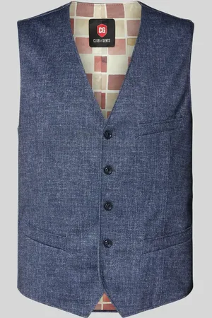 Club of Gents Slim Fit Weste mit Viskose-Anteil Modell 