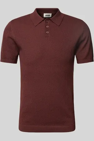 Drykorn Slim Fit Poloshirt mit Strukturmuster Modell 