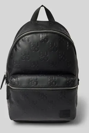 HUGO BOSS Rucksack mit Label-Badge Modell 