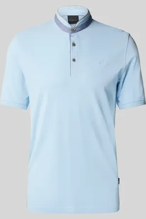 Bugatti Regular Fit Poloshirt mit Stehkragen in , Größe L