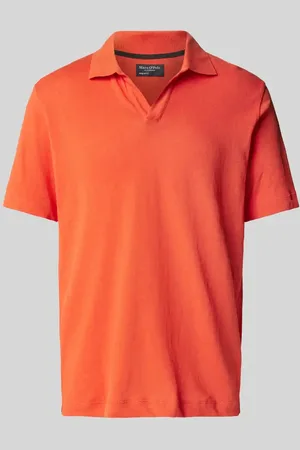 Marc O’ Polo Regular Fit Poloshirt aus Baumwoll-Leinen-Mix in , Größe L