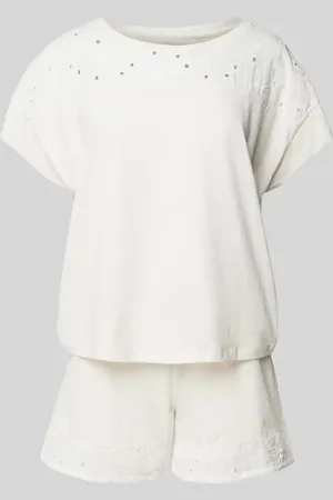Schiesser Pyjama-Set mit Lochstickerei Modell 