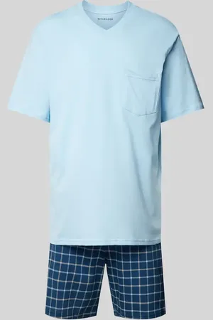 Schiesser Pyjama mit V-Ausschnitt in , Größe 48