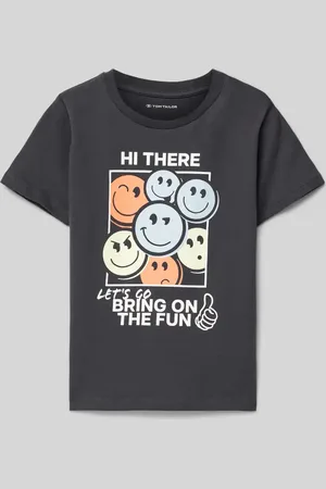 TOM TAILOR Regular Fit T-Shirt aus reiner Baumwolle mit Motiv-Print in , Größe 104