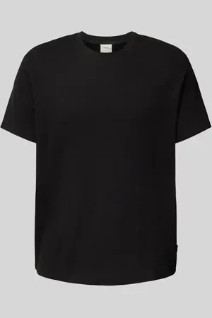 Calvin Klein T-Shirt mit geripptem Rundhalsausschnitt in , Größe L