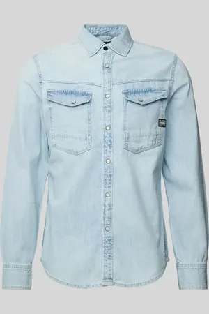 G-Star Slim Fit Jeanshemd mit Brustpattentaschen Modell 