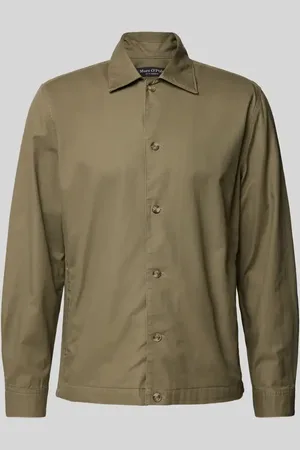 Marc O’ Polo Loose Fit Overshirt aus Baumwoll-Leinen-Mix in , Größe L