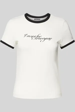 Weekday T-Shirt mit Statement-Print in , Größe L