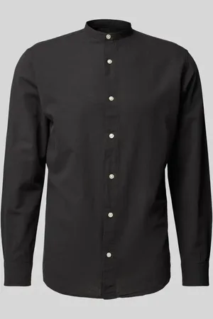 JACK & JONES Slim Fit Freizeithemd mit Leinen-Anteil Modell 