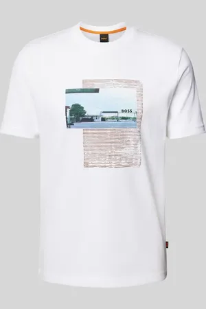 HUGO BOSS T-Shirt mit Label-Print in , Größe L