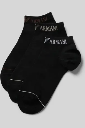 Emporio Armani Socken mit Label-Print im 3er-Pack in , Größe 39-42