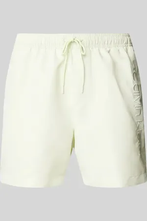 Calvin Klein Badehose mit Label-Stitching in , Größe L