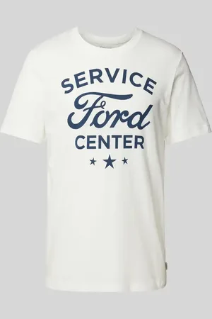 QS by s.Oliver Regular Fit T-Shirt aus reiner Baumwolle mit Ford®-Print in , Größe L