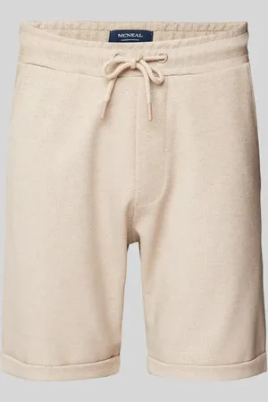 McNeal Regular Fit Sweatshorts mit Strukturmuster in , Größe L