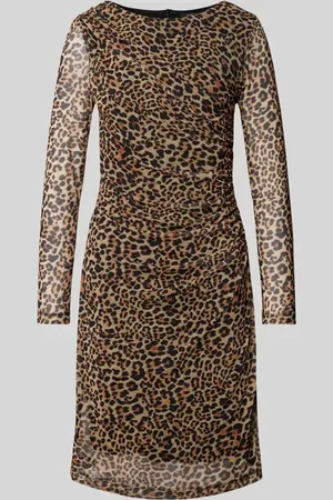 Swing Knielanges Cocktailkleid mit seitlicher Raffung in , Größe 34
