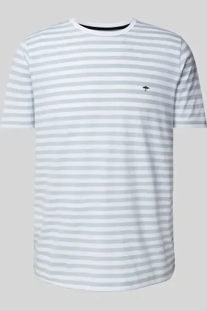 Fynch-Hatton T-Shirt mit geripptem Rundhalsausschnitt in , Größe 3XL