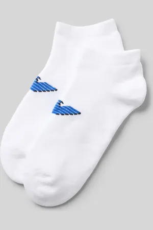 Emporio Armani Socken mit Label-Print im 2er-Pack in , Größe 40-46