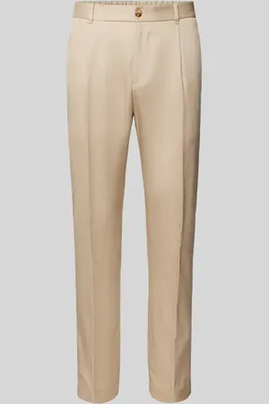 JOOP! Slim Fit Bundfaltenhose mit Gürtelschlaufen Modell 