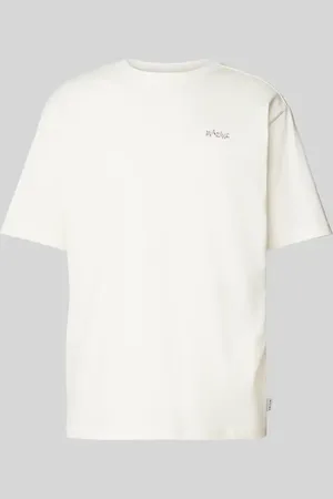 Mazine T-Shirt mit Label-Stitching in , Größe L