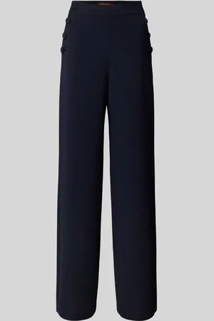 Max Mara Stoffhose mit Knopfverschluss Modell 