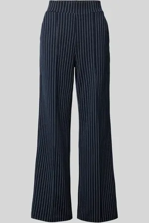 Ichi Wide Leg Stoffhose mit elastischem Bund Modell 