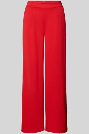 Ichi Wide Leg Stoffhose mit Bundfalten Modell 