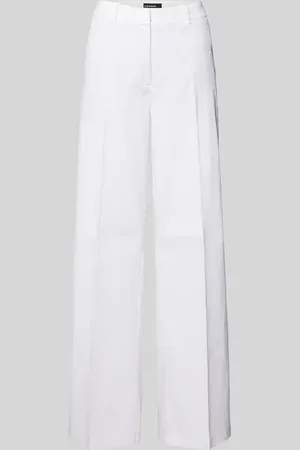 Cambio Relaxed Fit Leinenhose mit Eingrifftaschen in , Größe 32