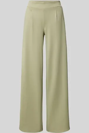 Ichi Wide Leg Stoffhose mit Bundfalten Modell 