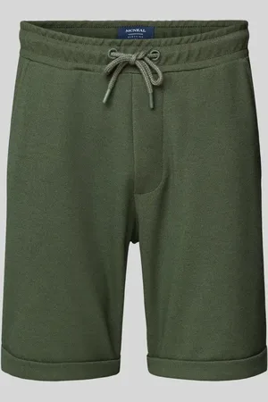 McNeal Regular Fit Sweatshorts mit Strukturmuster in , Größe L
