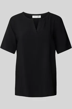 Christian Berg Regular Fit Blusenshirt mit V-Ausschnitt in , Größe 36