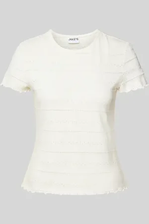 Jake*s T-Shirt mit Muschelsaum in , Größe L