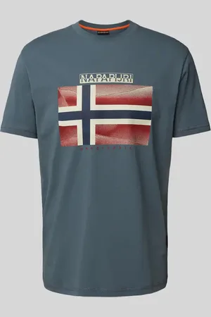 Napapijri T-Shirt mit Label-Print Modell 