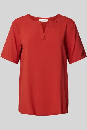 Christian Berg Regular Fit Blusenshirt mit V-Ausschnitt in , Größe 36