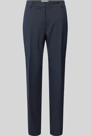 Christian Berg Slim Fit Stoffhose mit Bügelfalten in , Größe 48
