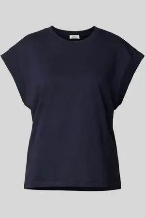 QS by s.Oliver Relaxed Fit T-Shirt aus reiner Baumwolle in , Größe 34