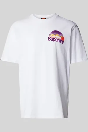 Superdry T-Shirt mit Label-Detail in , Größe L