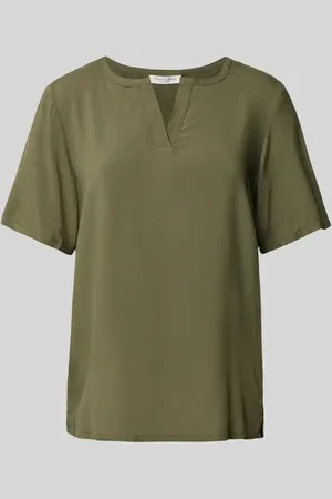 Christian Berg Regular Fit Blusenshirt mit V-Ausschnitt in , Größe 36