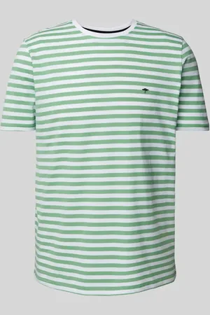 Fynch-Hatton T-Shirt mit geripptem Rundhalsausschnitt in , Größe 3XL