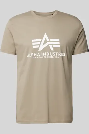 Alpha Industries T-Shirt aus reiner Baumwolle in , Größe L
