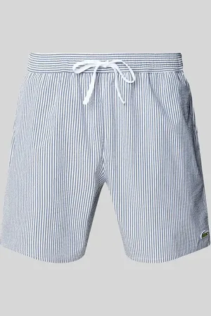 Lacoste Badehose mit elastischem Bund in , Größe L