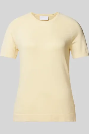 Jake*s T-Shirt mit gerippten Abschlüssen in , Größe 34