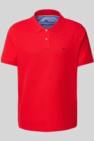 Fynch-Hatton Regular Fit Poloshirt mit Logo-Stitching in , Größe 3XL